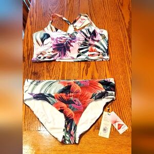 CALIA by Carrie Underwood Tropical Print Bikini